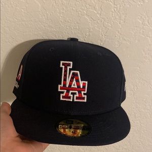 4th of July Dodger Fitted hat